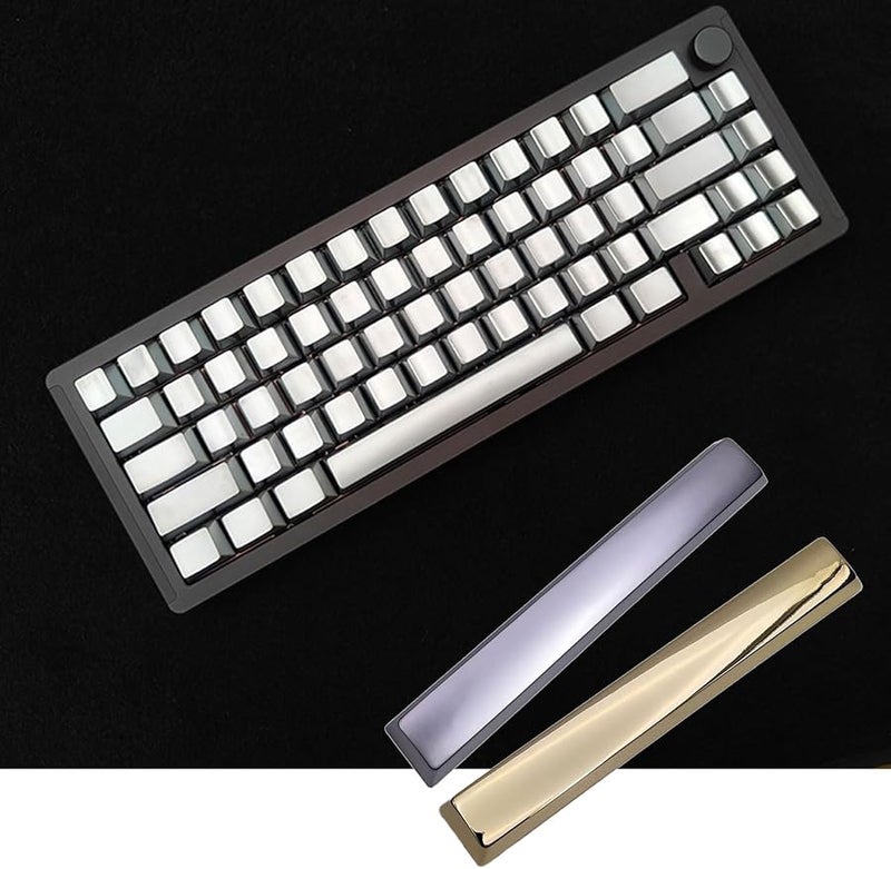 غطاء مفتاح شريط المسافة من سبيكة الفضاء بلمسة نهائية ذهبية عالية المتانة لمفاتيح لوحات المفاتيح الميكانيكية - Image 5