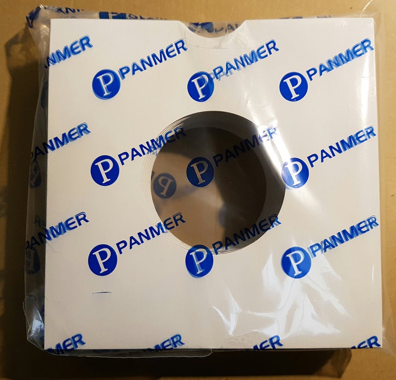 Panmer Pack of 50-7 White Card Record Sleeves/Masterbags - Image 1
