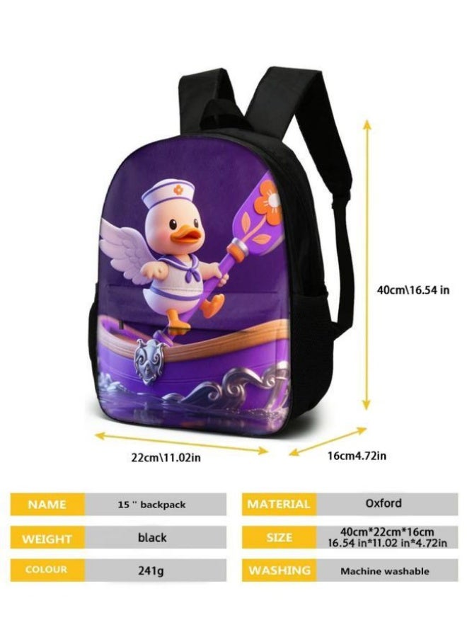 Bright Li Fire Unlock the new fashion of childish fun! Three-piece set of bags, cartoon elements for children and teenagers (students, children, friends' outings, mountain climbing, schooling, etc. can be used) - 74 - Image 4