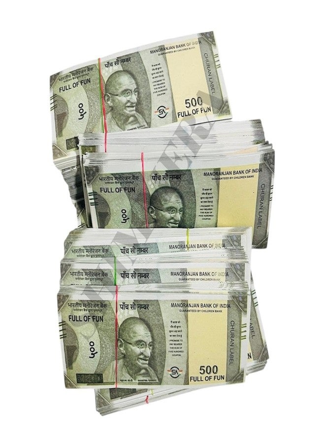 Shimmera Movie Prop Money (500 Notes) - Realistic-Looking Play Bills for Games, Parties, and Photoshoots - Image 2