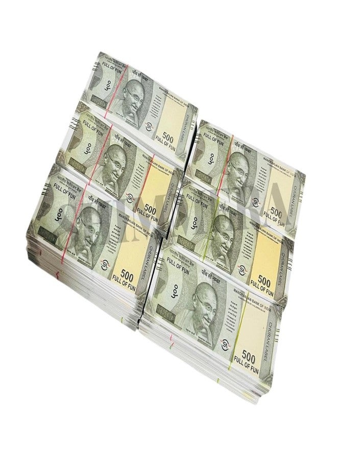 Shimmera Movie Prop Money (500 Notes) - Realistic-Looking Play Bills for Games, Parties, and Photoshoots - Image 1