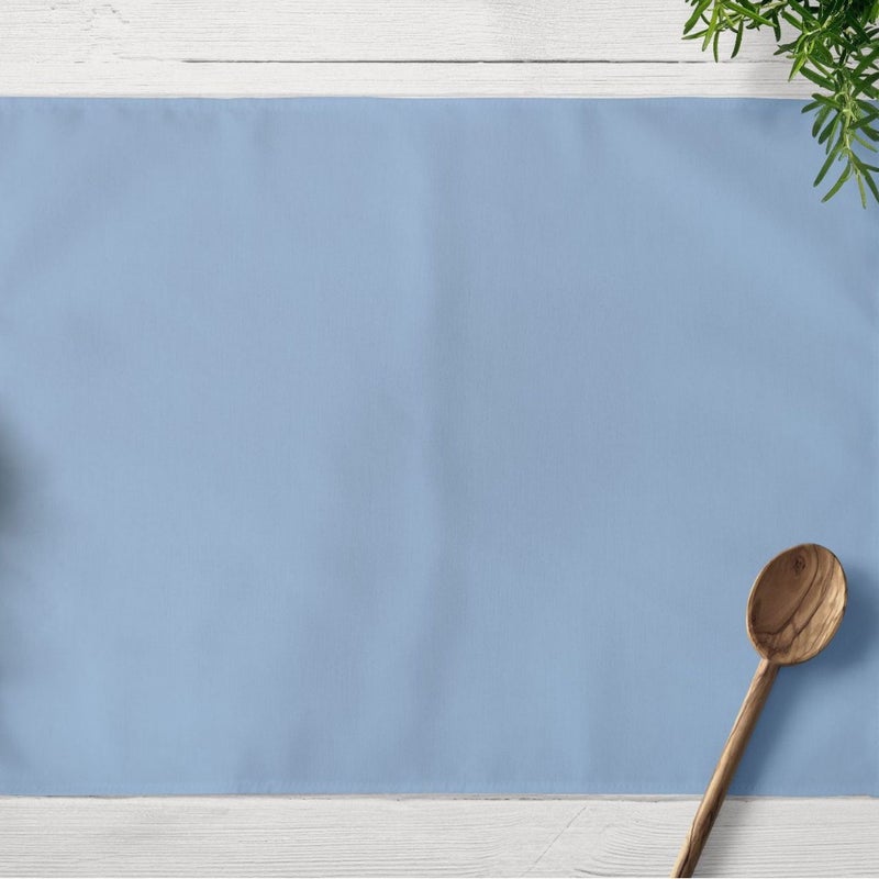 جديد أزرق هندسي بلايد القطن الكتان طاولة حصيرة placemat طاولة حصيرة عزل المنزلية مستطيلة مقاومة للماء الغربية placemat - Image 4