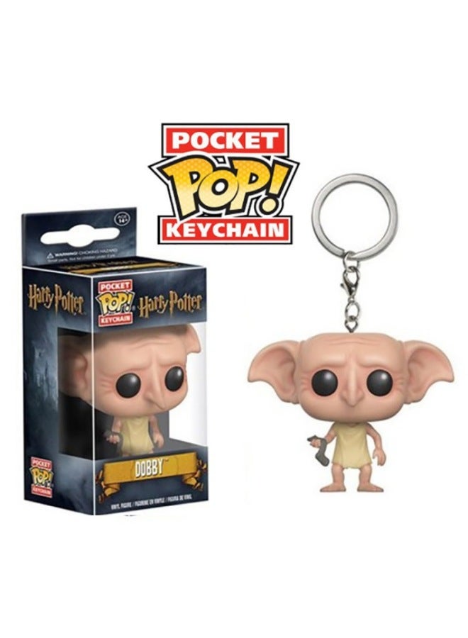 Harry Potter #1 Dobby Snape Voldemort Dumbledore Hand-made Model Keychain Keychain-Color:Dumbledore Keychain - Image 4
