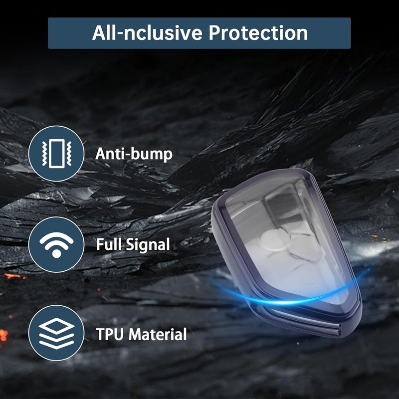 RUIYA Compatible with VW Tiguan 3 | Passat B9 2024 2025 2026 Car Key Cover, Tiguan 2025 2026 TPU Key Cover Key Cover Replacement Remote Control Case Cover Tiguan Accessories - Image 4