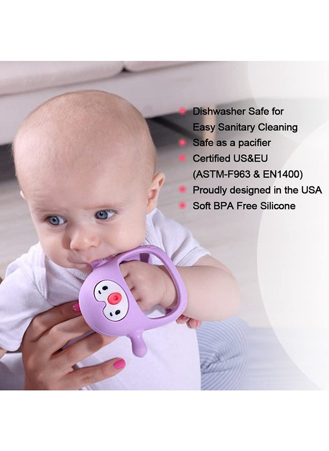 Generic - Penguin Buddy Never Drop Silicone Baby Teething Toy, 0 - 6 Months - Image 1