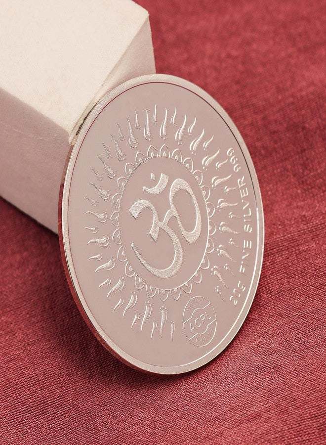 ACPL Precious Moments BIS Hallmarked Silver Coin Diya Spreading Light and Prosperity 20Gm 999 Pure - Image 4