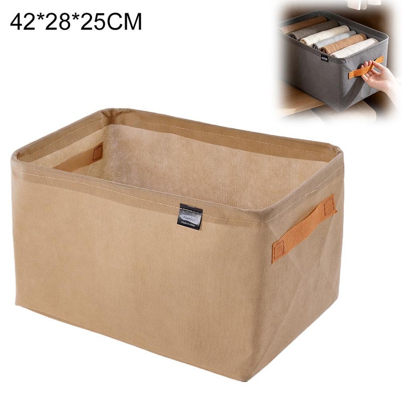 Fabric storage box for wardrobes, organizing and storing household items, toys, and miscellaneous items; clothing and pants storage box. - Image 3