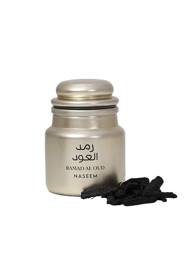 Naseem Bukhoor Ramad Al Oud – Oriental Aromatic Incense with Bergamot, Ylang-Ylang, Leather & Oud – Long-Lasting Unisex Home Fragrance – 40g  - Image 1