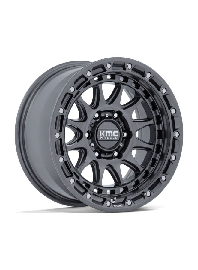 KMC KM556 CRUX 17X8.5 6X139.7 ET25 CB106.1 GLOSS GUNMETAL - Image 1