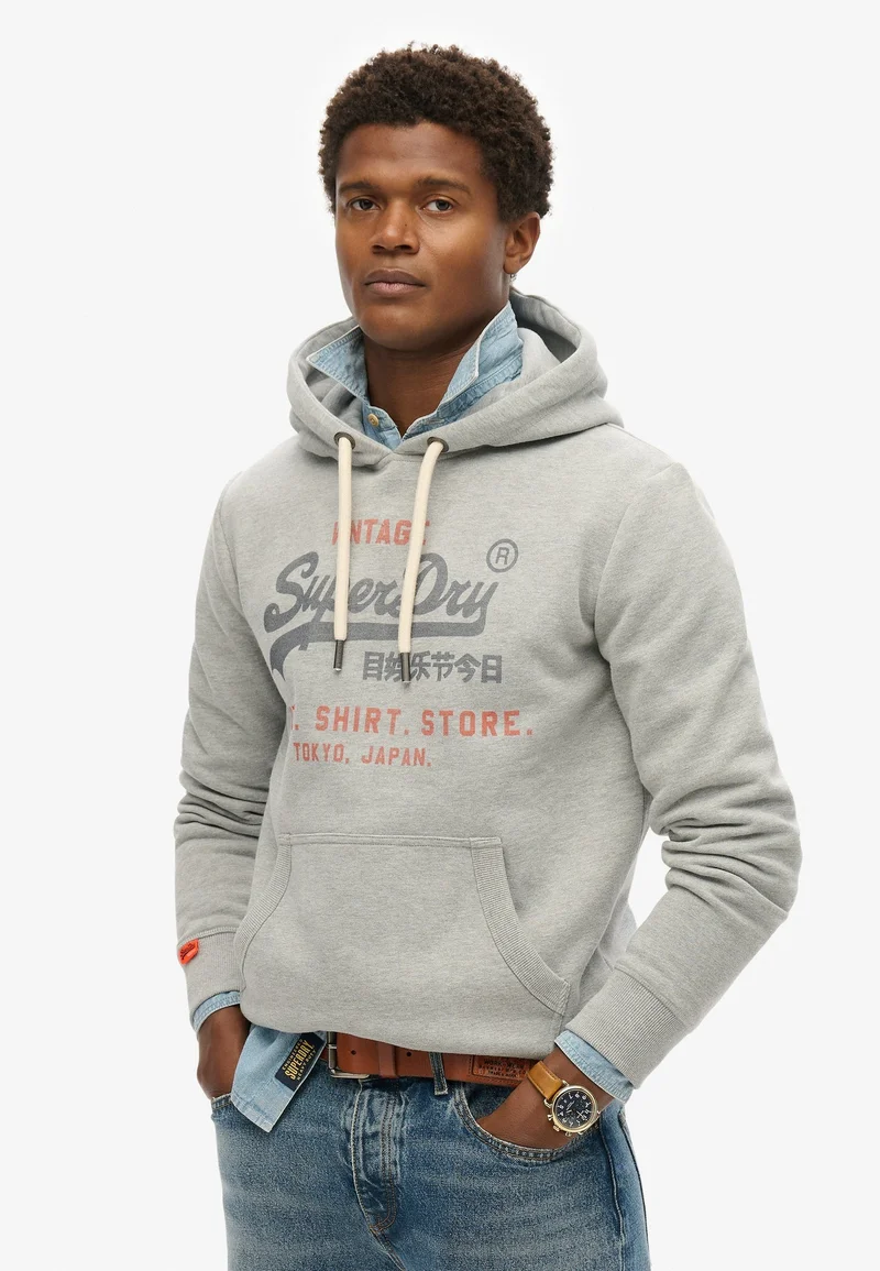 Superdry Vintage Logo Heritage Relaxed Hoodie