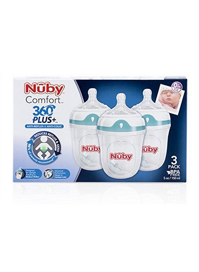 Nuby 3 Piece Comfort 360 Bottle, 5 Ounce - Image 2