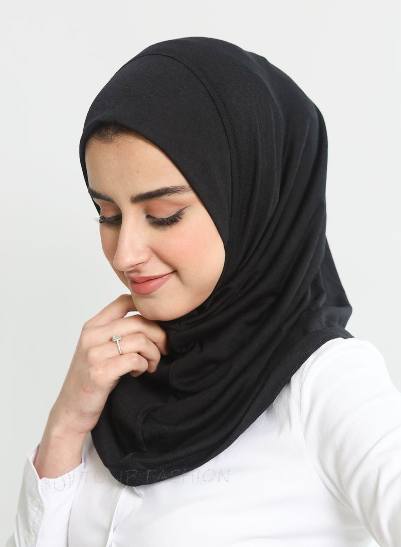 Muslim Hijab for Women Breathable Non-Stretch Perfect for Ramadan & Casual Attire  - Image 1