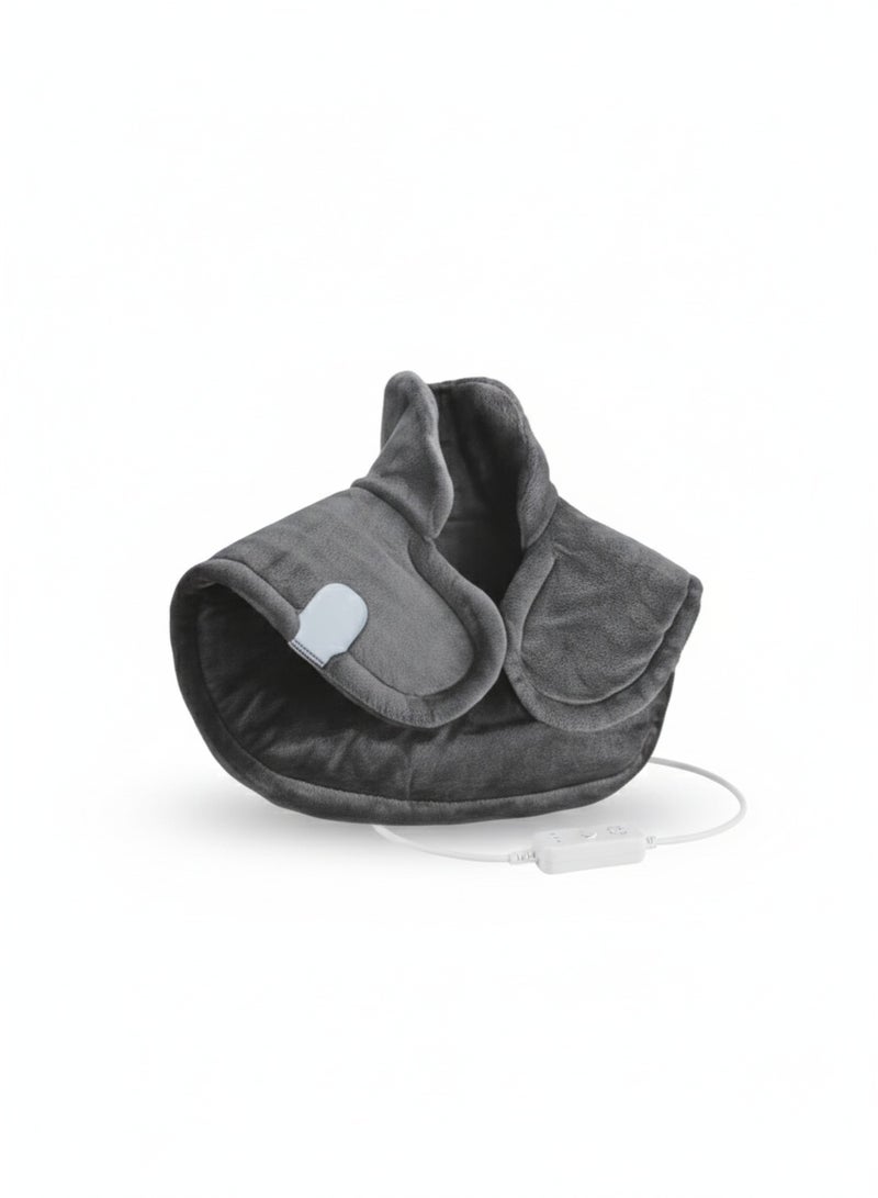 بريما كمادة حرارية كهربائية متعددة الاستخدام للكتف والرقبة تساعد على تخفيف التوتر العضلي والإجهاد الناتج عن الجلوس الطويل مع تسخين سريع وتحكم سهل في درجة الحرارة - Image 1