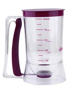 Batter Dispenser with Cream Separation Function, Perfect for Cupcakes, Pancakes, Cookies, Muffins, Waffles, 900ml Measuring Cup for Baking Tools