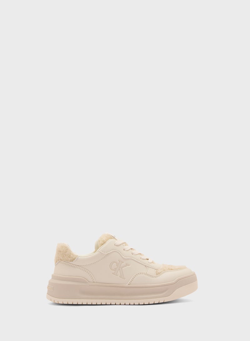 Calvin Klein Jeans Youth Low Top Lace Up Sneakers - Image 1