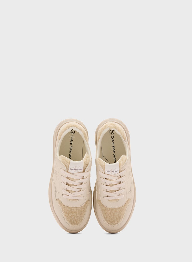 Calvin Klein Jeans Youth Low Top Lace Up Sneakers - Image 4