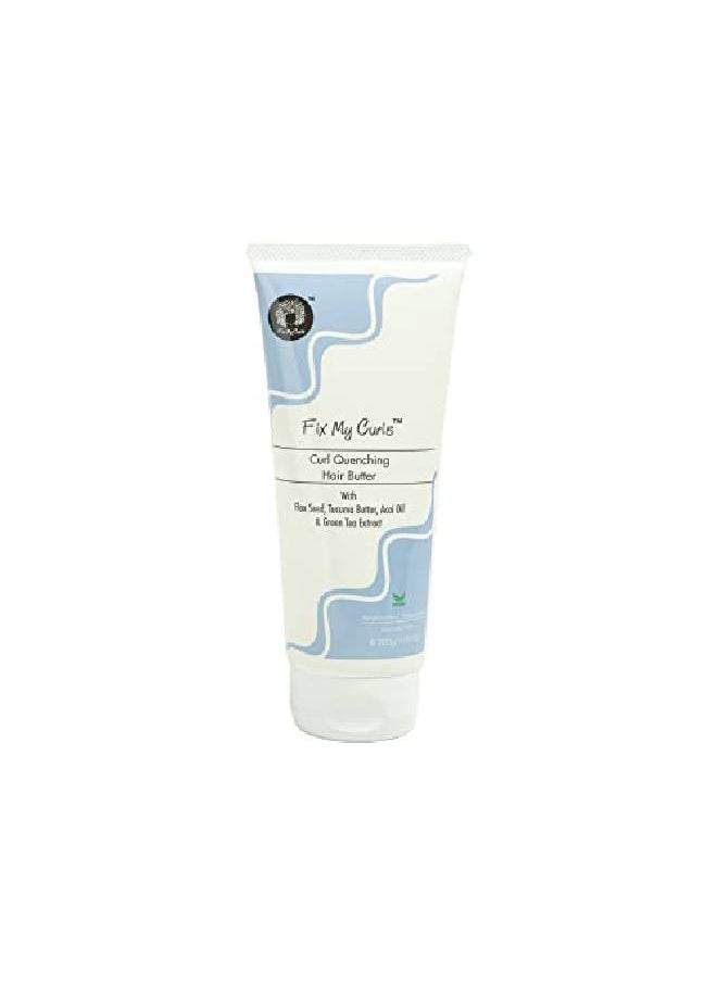 Fix My Curls - Curl Quenching Butter For Styling Curly And Wavy Hair Styling Curly And Wavy Hair Cruelty Free Vegan Frizz Control Moisture Rich & Cg Friendly (200Gm) - Image 1