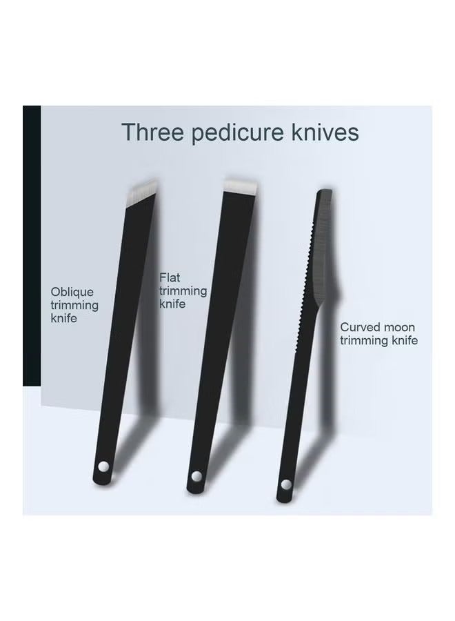 ORiTi 16 Piece Nail Clipper Cutter Set Brown and Black - Image 4