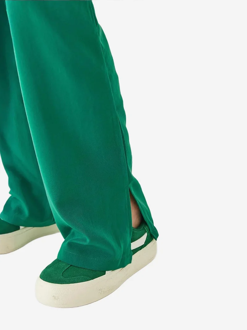 Bianco Lucci Green LUCCI Palazzo Pants with Pockets for Women | Best Price UAE