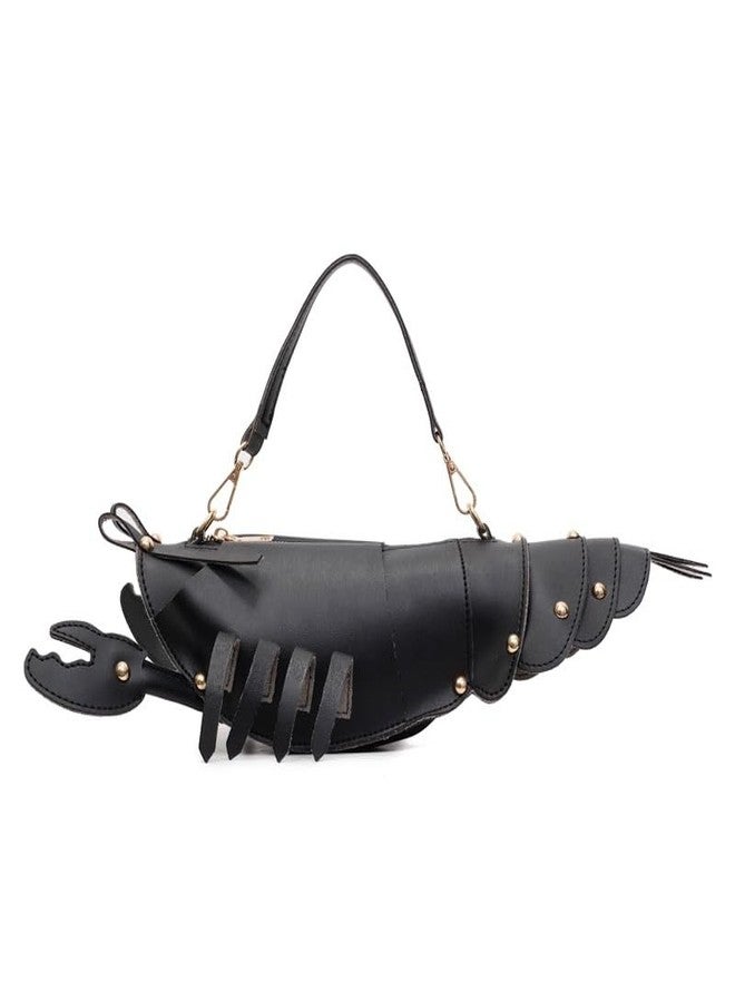 Ueeksry Cute 3D Lobster Shoulder Bag Crossbody Bag, Novelty Purse, Unique Animals Shaped Handbag for Women - Image 1
