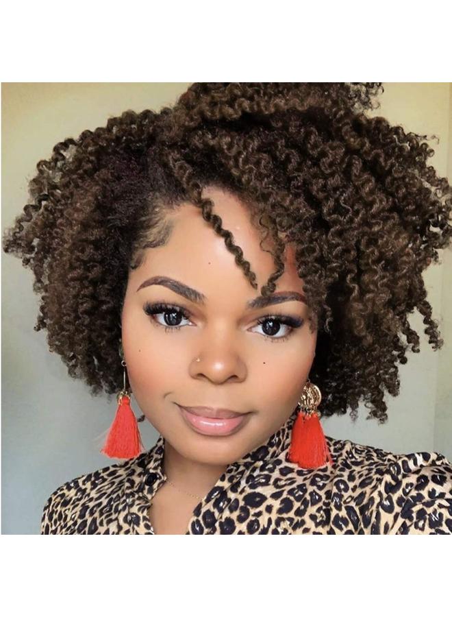 Bluejw New African Small Roll Wig European And American Wig Women's Short Curly Hair Partial Full Top Chemical Fiber Head Cover Wigs - Image 2