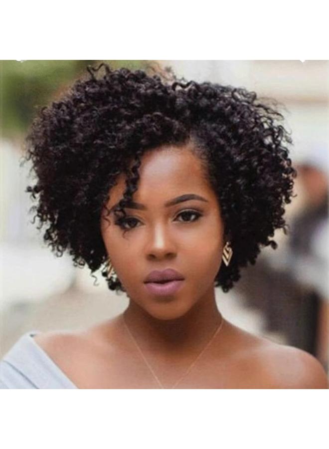 Bluejw New African Small Roll Wig European And American Wig Women's Short Curly Hair Partial Full Top Chemical Fiber Head Cover Wigs - Image 4