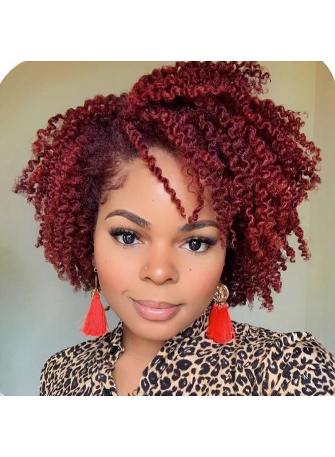 Bluejw New African Small Roll Wig European And American Wig Women's Short Curly Hair Partial Full Top Chemical Fiber Head Cover Wigs - Image 3