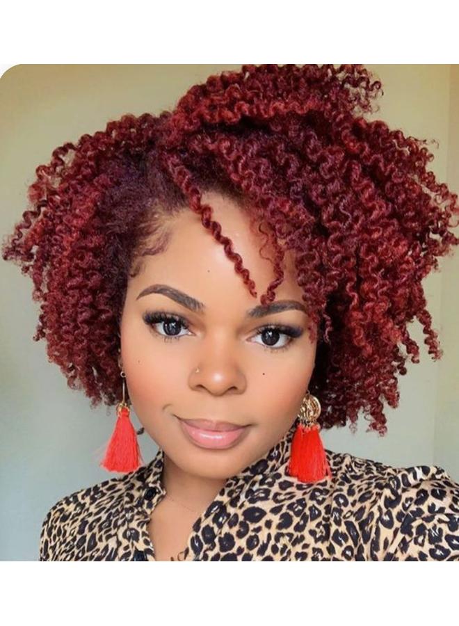 Bluejw New African Small Roll Wig European And American Wig Women's Short Curly Hair Partial Full Top Chemical Fiber Head Cover Wigs - Image 1