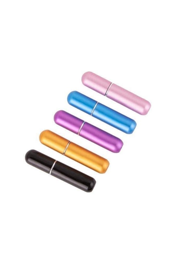 Generic Portable Perfume Atomizer Bottles – 4 Pcs Refillable Mini Travel Spray, Multicolor - Image 2