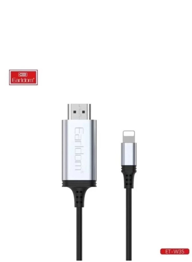 Earldom HDTV to 8-PIN adapter W35 , 2K cable high speed with 3D ethernet , 60Hz - Image 1