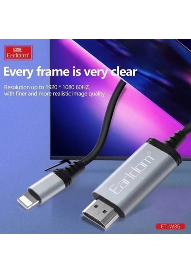 Earldom HDTV to 8-PIN adapter W35 , 2K cable high speed with 3D ethernet , 60Hz - Image 3