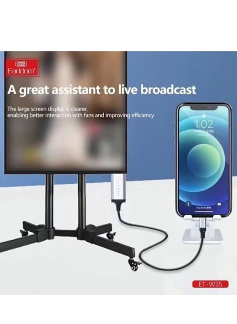 Earldom HDTV to 8-PIN adapter W35 , 2K cable high speed with 3D ethernet , 60Hz - Image 4