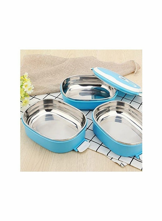 KASTWAVE Rectangular Thermal Lunch Box, Stainless Steel Lunch Container - Image 3