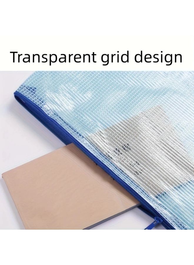 25 Pcs A5 Mesh Zipper Bags For Office Supplies Puzzle Storage Multiple Colors - Image 5