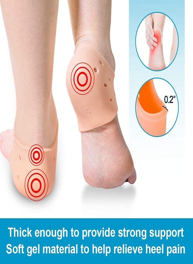 DIGSMORDEN Heel anti crack set for women Shock, gel, Protector Socks Foot Protector Silicon Toe Free Heel Pain Relief Socks For Men And Women - Image 3