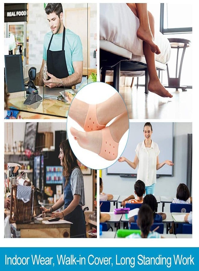 DIGSMORDEN Heel anti crack set for women Shock, gel, Protector Socks Foot Protector Silicon Toe Free Heel Pain Relief Socks For Men And Women - Image 5