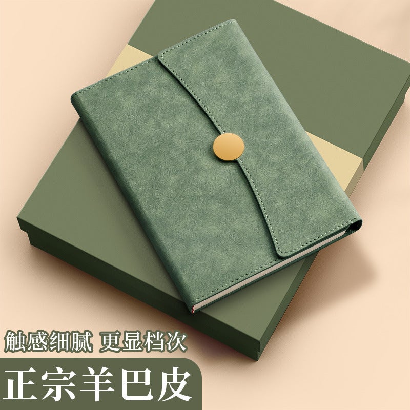 Notebook A5 Large Conference Notepad Annual Meeting High-End Gifts Business Office Work Conference Book Suit - Image 3