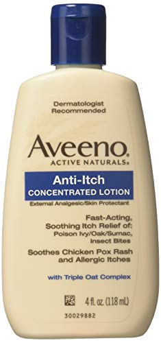 Aveeno Anti-Itch Concentrated Lotion  4-Ounce Bottles (Pack Of 6) - Image 1