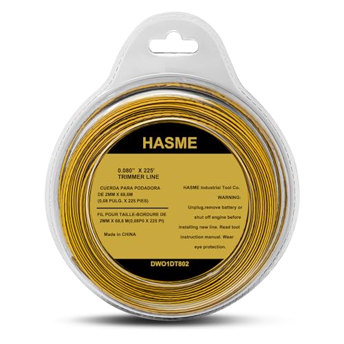 HASME Replacement Line for Dewalt Trimmer Replaces for DWO1DT802 Fits for DWO1DT801 885911411851 B00TF02KIQ DCST920B DCST920P1 DCST970B 225-Feet x 0.080-Inch - Image 1