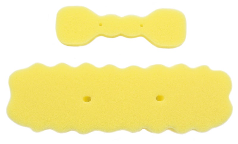 MooMoo Baby MoomooBaby Bottle Brush Replacement Sponges - 6-Pack Sponge Head Bottle Brush Cleaner Refills with 3 Bottle Sponges & 3 Nipple Sponges - Gentle & Non-Scratching Foam Material - Quick & Easy Attachment - Image 3