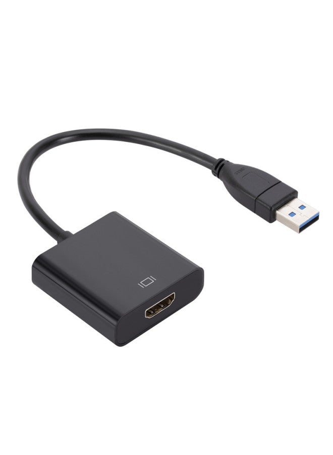 USB3.0 To HDMI Adapter Usb To HDMI 1.8m Converter 1080p Support Android Mac OS-Color:USB To HDMI Big Shell - Image 1