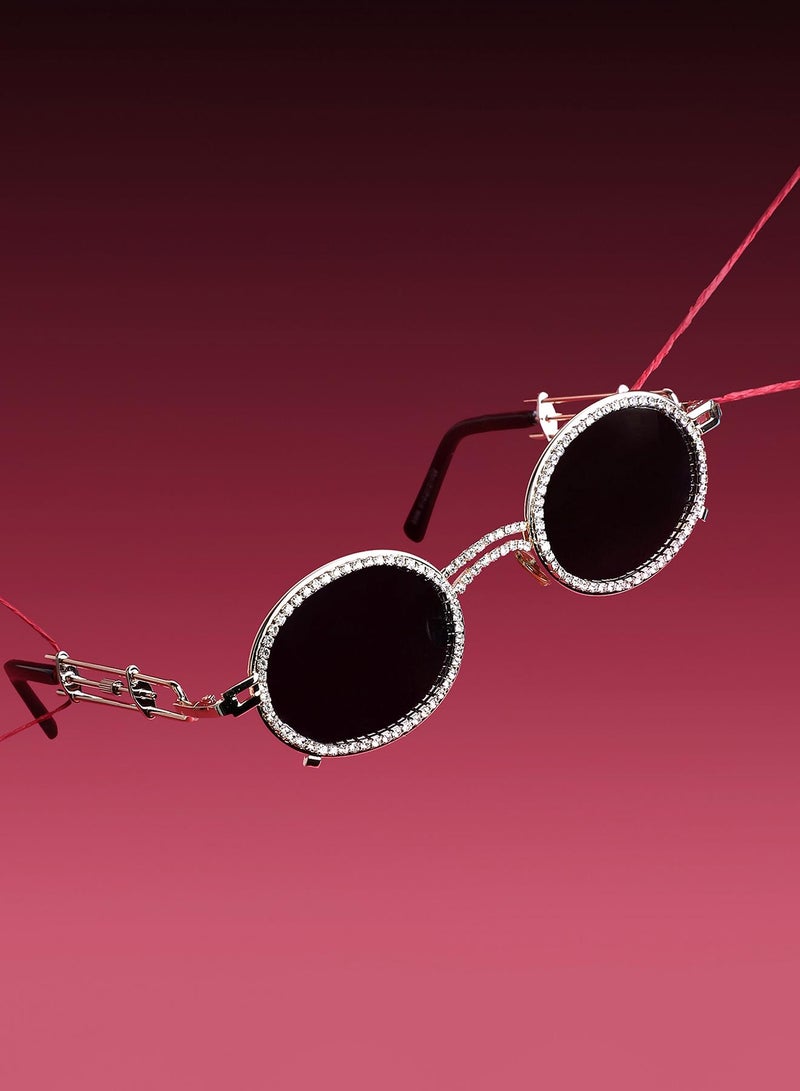 Haute Sauce Women Oval Sunglasses With UV Protected Lens - Image 1