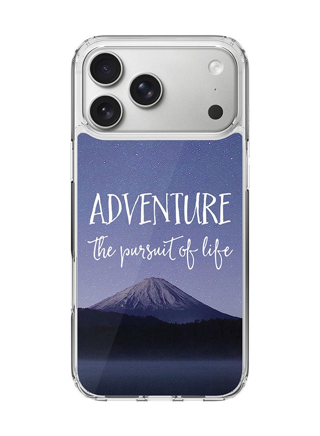 Stylizedd Classic Clear MagSafe Case for iPhone 17 Pro Max , Hybrid Soft Case Flexible Edges Anti Drop TPU PC Gel Thin Transparent Cover [ Designed for iPhone 17 Pro Max ] - Adventure