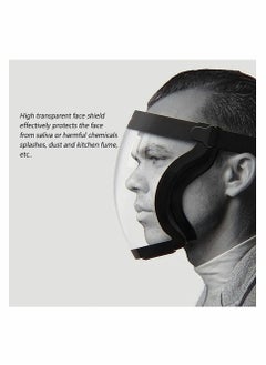 Y&D Full Face Protective Shields, Reusable Safety Shield Adjustable Transparent Mask, Isolation Cover Dustproof Splashproof, Anti Fog Safety, with Breathing Valve  - Image 4