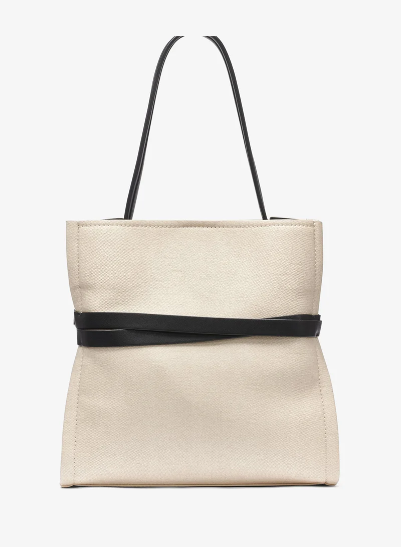 DKNY NATURAL/BLACK Bridie Bucket for Women | Best Price UAE