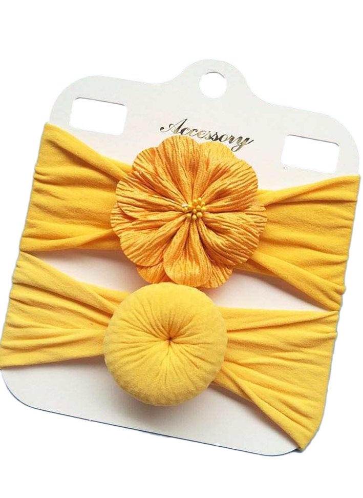 The Girl Cap Elastic Baby Headband Stretchable Nylon Assorted Hairbands Hair Accessories for Baby -Yellow - 2PCs - pzsku/Z6C827509441092AE3BCCZ/45/_/1729012835/6f2aba89-8de3-477f-ad91-e847f145ea3c