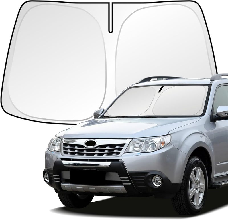 uunonaha غطاء واقي للزجاج الأمامي متوافق مع سيارات Subaru Forester، يحجب أشعة الشمس ويحمي العينين، قابل للطي (لطراز Forester 2025) - Image 1