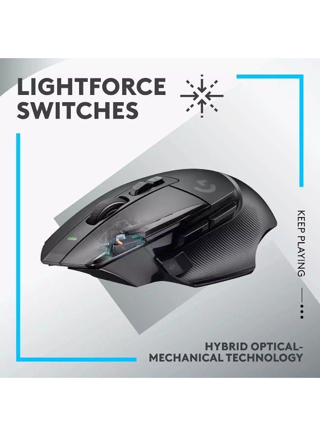 جايمنغ Logitech G502 X LIGHTSPEED Wireless Gaming Mouse – Black - Image 4