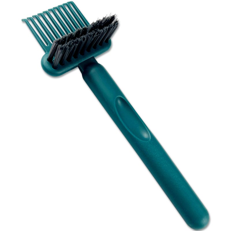 Jaasuee 2in1 Hair Brush Cleaning Tool Green Hairbrush Cleaner and Rake for Removing Hair and Dust Durable and Ergonomic Design for Home and Salon Use 1 Pack