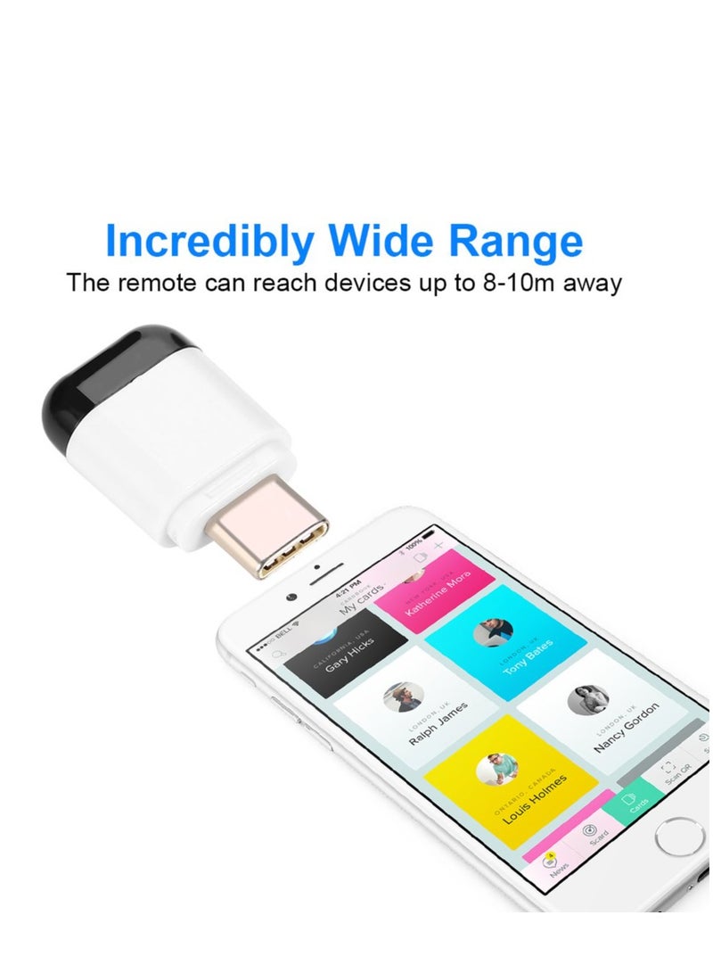 SOLARAE محول تحكم عن بعد بالأشعة تحت الحمراء عالمي لهواتف أندرويد الذكية، منفذ USB C OTG، جهاز تحكم بالأشعة تحت الحمراء للهواتف المحمولة الصغيرة للتكييف، المروحة، البروجيكتور، التلفاز، جهاز الاستقبال - منفذ USB C OTG - Image 4